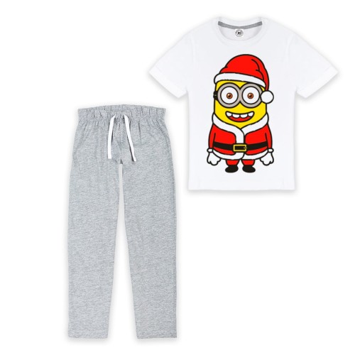 DZIECIĘCA PIŻAMA ŚWIĄTECZNA Z NADRUKIEM MINIONEK 02 1