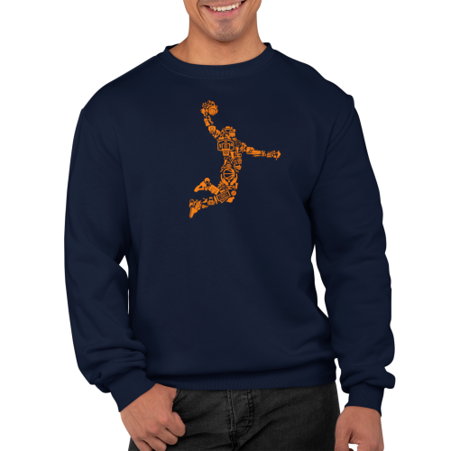 Bluza męska dla koszykarza Koszykówka Dunk Basketball 3
