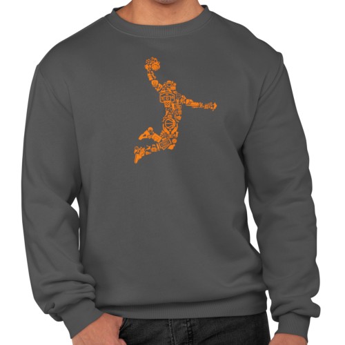 Bluza męska dla koszykarza Koszykówka Dunk Basketball 4