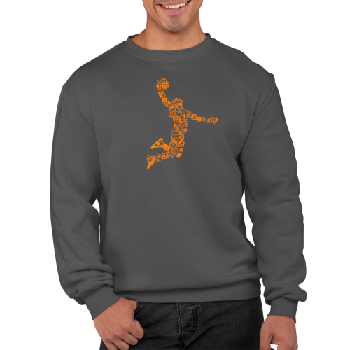 Bluza męska dla koszykarza Koszykówka Dunk Basketball 6