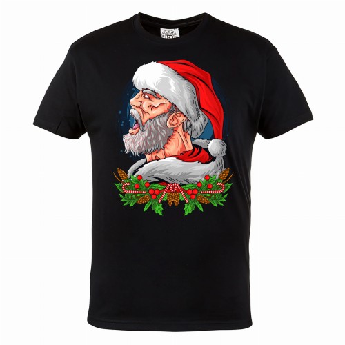 MĘSKA KOSZULKA ŚWIĄTECZNA Z NADRUKIEM MIKOŁAJ STROIK NA ŚWIĘTA 107