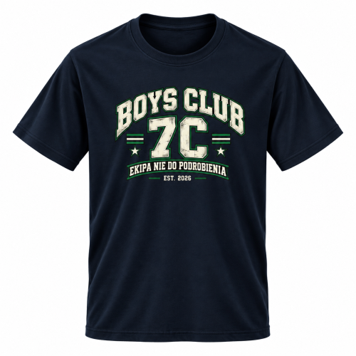 Zestaw 10 Personalizowanych Koszulek Na Dzień Chłopaka dla Klasy - Twoja Klasa Boys Club 6