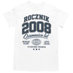 Koszulka na 18 Urodziny Rocznik 2008 – Prezent na Osiemnastkę dla Niego