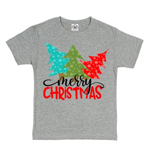 DZIECIĘCA KOSZULKA ŚWIĄTECZNA Z NADRUKIEM CHOINKI 33