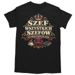 Koszulka dla Emeryta Szef Wszystkich Szefów – Prezent na Emeryturę 2026