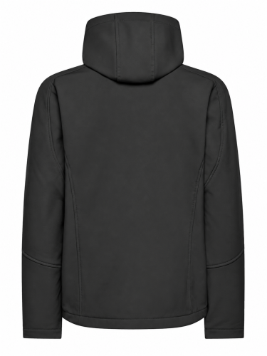 Kurtka Softshell Męska z Kapturem 340 g/m² z Nadrukiem Logo Firmy DTF 2