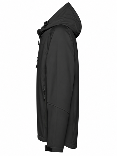 Kurtka Softshell Męska z Kapturem 340 g/m² z Nadrukiem Logo Firmy DTF 3