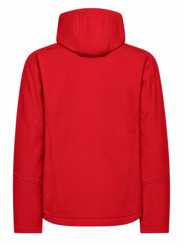 Kurtka Softshell Męska z Kapturem 340 g/m² z Nadrukiem Logo Firmy DTF 8