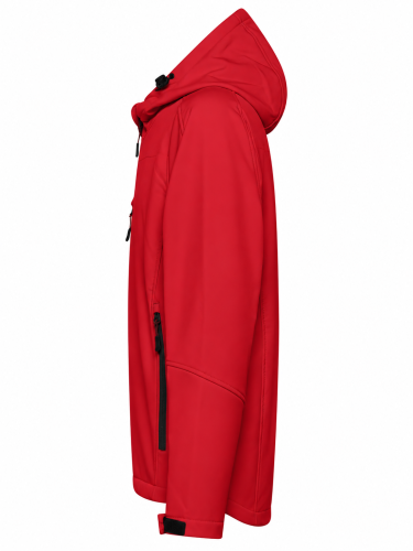 Kurtka Softshell Męska z Kapturem 340 g/m² z Nadrukiem Logo Firmy DTF 9