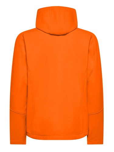 Kurtka Softshell Męska z Kapturem 340 g/m² z Nadrukiem Logo Firmy DTF 11