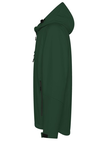 Kurtka Softshell Męska z Kapturem 340 g/m² z Nadrukiem Logo Firmy DTF 18