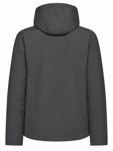 Kurtka Softshell Męska z Kapturem 340 g/m² z Nadrukiem Logo Firmy DTF 29