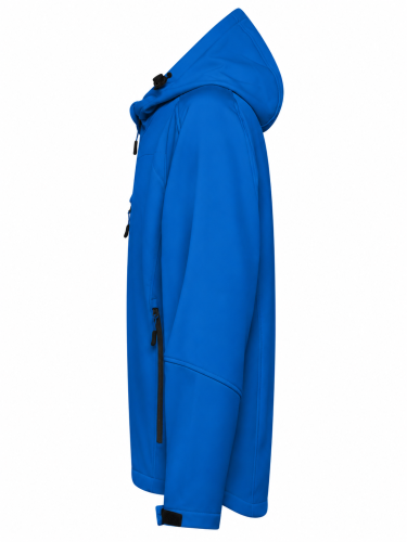 Kurtka Softshell Męska z Kapturem 340 g/m² z Nadrukiem Logo Firmy DTF 27