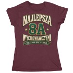 Koszulka Damska Dzień Nauczyciela Personalizowana Prezent dla Wychowawczyni