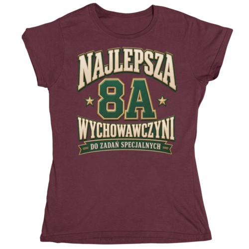 Koszulka Damska Dzień Nauczyciela Personalizowana Prezent dla Wychowawczyni