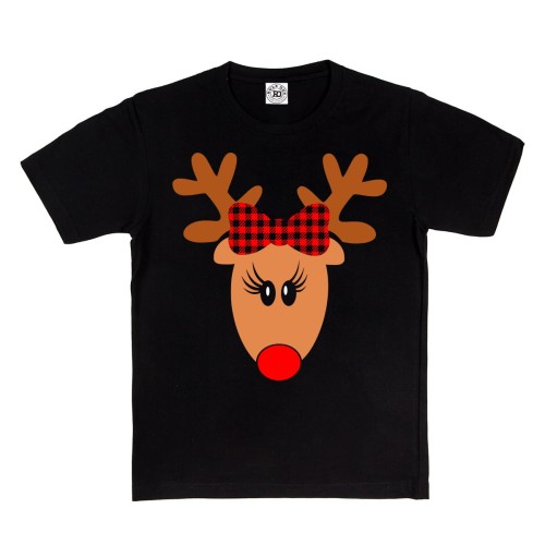 DZIECIĘCA KOSZULKA ŚWIĄTECZNA Z NADRUKIEM RENIFER 47