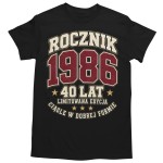 Koszulka na 40 Urodziny Męska Prezent dla 40 Latka Rocznik 1986