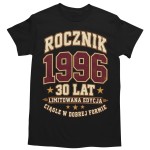 Koszulka na 30 Urodziny Męska Prezent dla 30 Latka Rocznik 1996