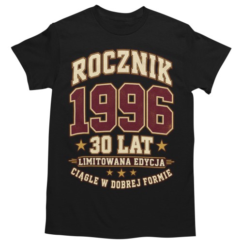 Koszulka na 30 Urodziny Męska Prezent dla 30 Latka Rocznik 1996 1