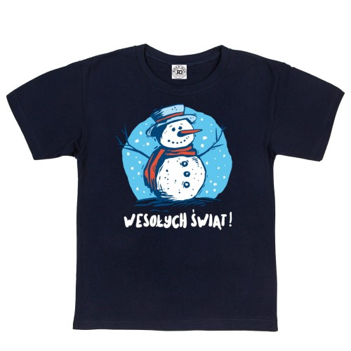 DZIECIĘCA KOSZULKA ŚWIĄTECZNA Z NADRUKIEM BAŁWAN 69 1