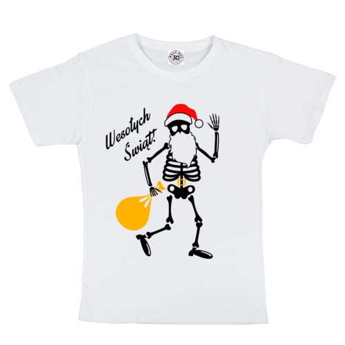 DZIECIĘCA KOSZULKA ŚWIĄTECZNA Z NADRUKIEM MIKOŁAJ 74