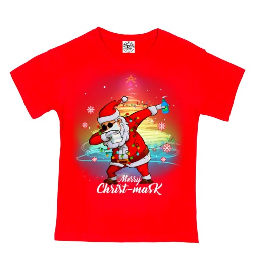 DZIECIĘCA KOSZULKA ŚWIĄTECZNA Z NADRUKIEM MIKOŁAJ 90 5