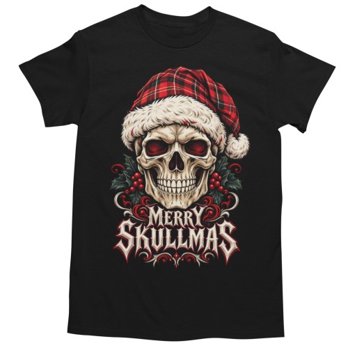 Piżama męska świąteczna czaszka Merry Skullmas prezent dla Taty 2
