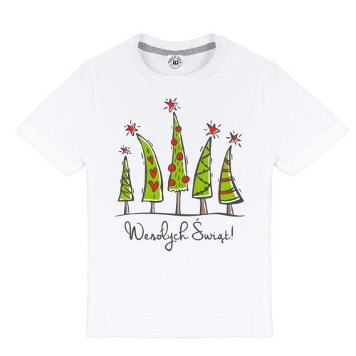 DZIECIĘCA PIŻAMA ŚWIĄTECZNA Z NADRUKIEM CHOINKI 71 2