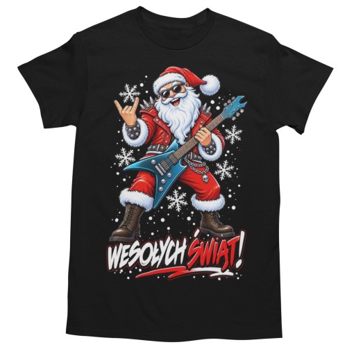 Piżama męska świąteczna Rock Mikołaj – Wesołych Świąt 2