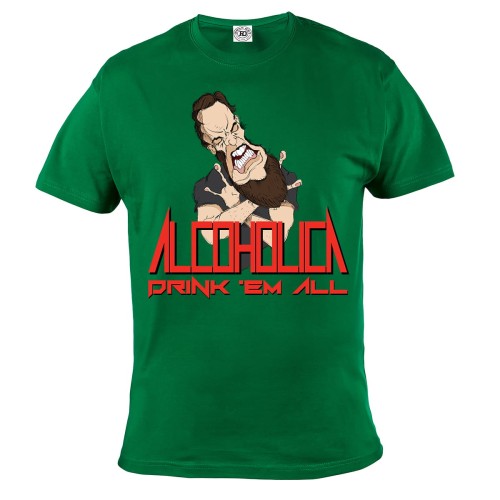 KOSZULKA ŚMIESZNE ALCOHOLICA 5