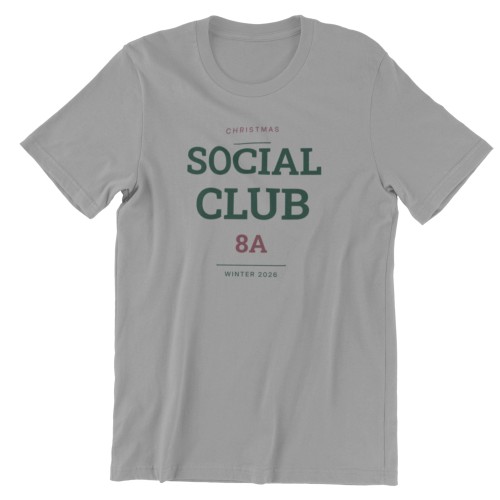 Koszulka bożonarodzeniowa dla uczniów z nazwą klasy – Christmas Social Club 2