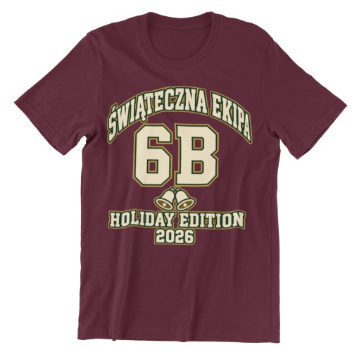 Koszulka świąteczna szkolna z nazwą klasy – Świąteczna Ekipa Holiday Edition 3