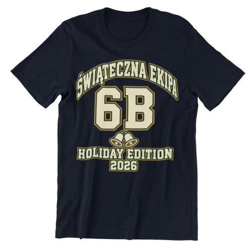 Koszulka świąteczna szkolna z nazwą klasy – Świąteczna Ekipa Holiday Edition