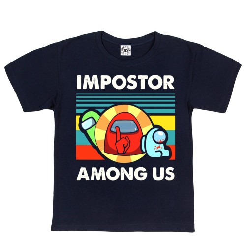 DZIECIĘCA KOSZULKA Z NADRUKIEM GRA AMONG US IMPOSTOR 17 1