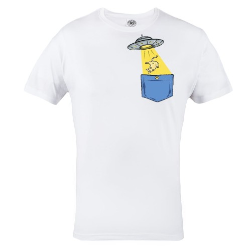 KOSZULKA UFO W KIESZONCE 