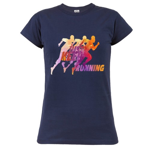 KOSZULKA DAMSKA JUST KEEP RUNNING 1