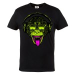 KOSZULKA MUZYCZNA MONKEY SŁUCHAWKI