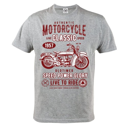 KOSZULKA MĘSKA MOTORCYCLE CLASSIC 