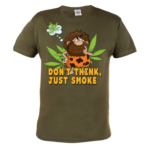 KOSZULKA ŚMIESZNE DON'T THINK, JUST SMOKE 4