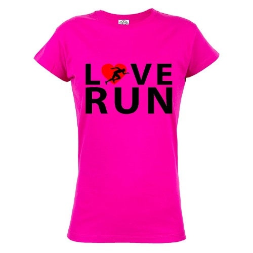 KOSZULKA DAMSKA I LOVE RUN 2