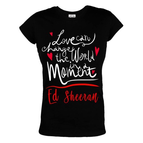 KOSZULKA DAMSKA ED SHEERAN LOVE 