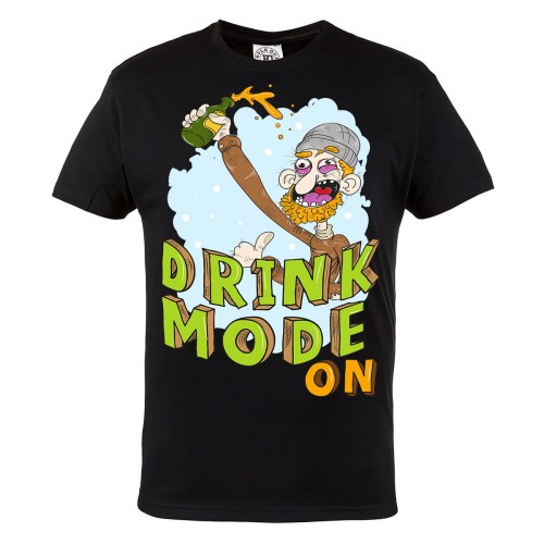 KOSZULKA ŚMIESZNE DRINK MODE ON 1