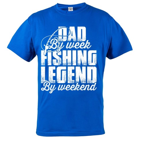 KOSZULKA DAD BY WEEK FISHING LEGEND BY WEEKEND 5