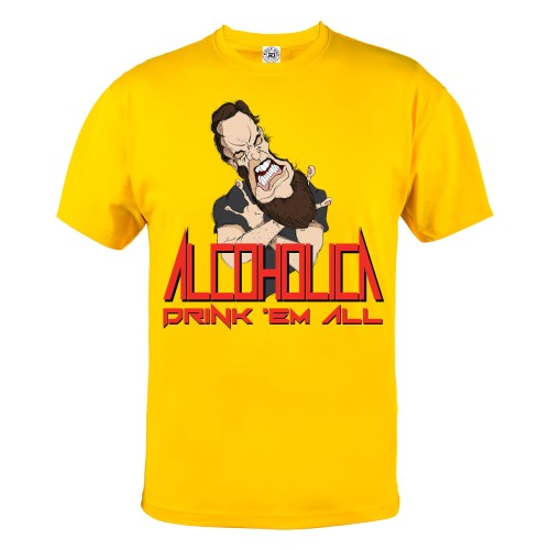KOSZULKA ŚMIESZNE ALCOHOLICA 7