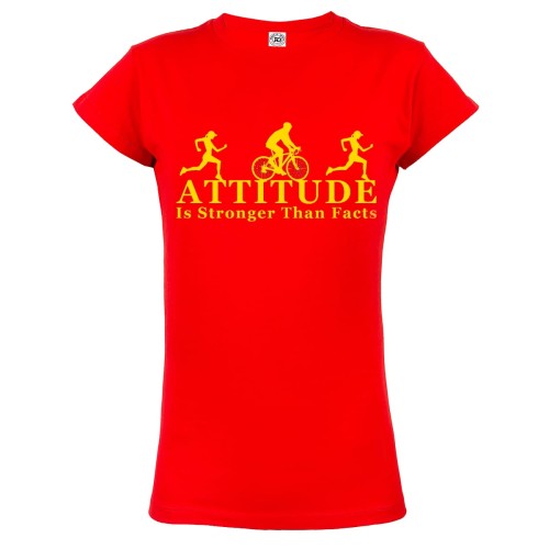 KOSZULKA DAMSKA ATTITUDE IS STRONGER THAN FACTS 3