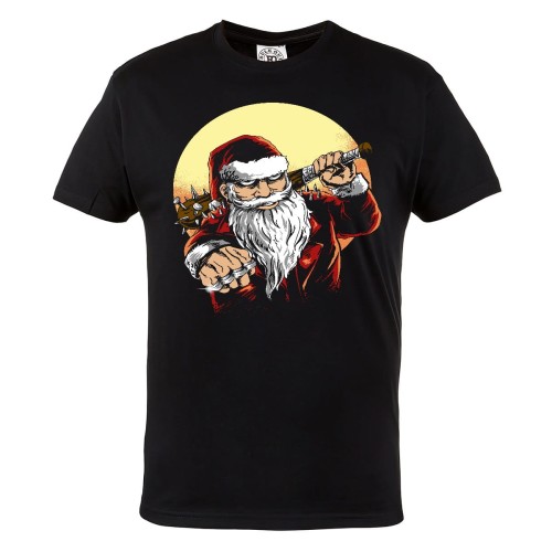 KOSZULKA ŚWIĄTECZNA MĘSKA SANTA BAD 