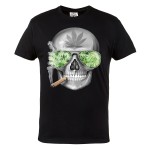 KOSZULKA WEED CZASZKA