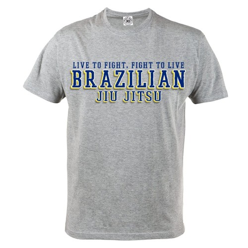 KOSZULKA LIVE TO FIGHT, FIGHT TO LIVE BRAZILIAN JIU JITSU 2