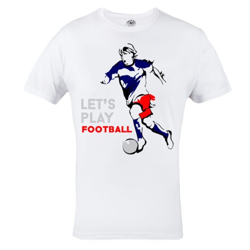 KOSZULKA PIŁKA NOŻNA LET'S PLAY A FOOTBALL 2