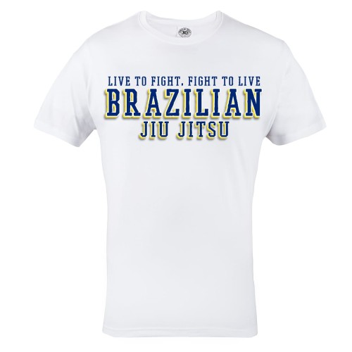 KOSZULKA LIVE TO FIGHT, FIGHT TO LIVE BRAZILIAN JIU JITSU 6